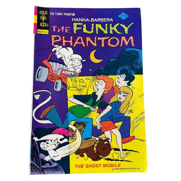 Gold Key Hanna Barbera The Funky Phantom Comic #12 November 1974 Vintage Issue - Picture 1 of 6